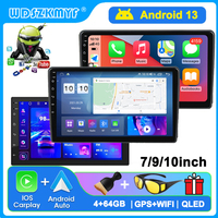 Android13 7 9 10 inch Car Radio GPS 2 din Radio Stereo Receiver Player 64G Multimedia Player wireless CarPlay Android Auto Gift