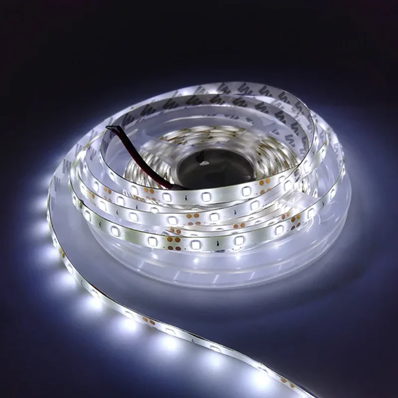 Bande Lumineuse LED Étanche et Flexible pour Décoration de Chambre, Blanc, Chaud, Rouge, Vert, Bleu, RVB, SMD2835, 12V, 5m, 300