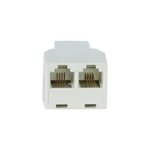 1pcs RJ45 Splitter Adapter 1 to 2 Dual Female Port CAT5/6 LAN Ethernet Socket Network Connection Splitter Adapter