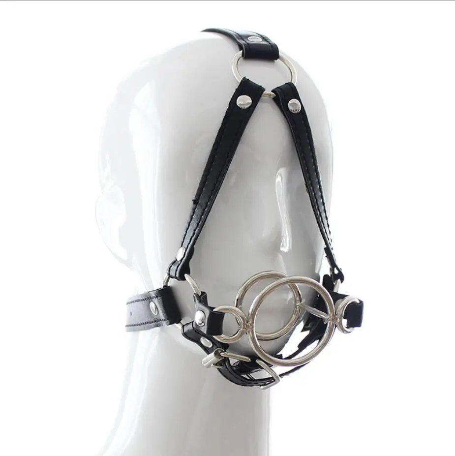 Hot Metal Spider Ring Gag with Head Slave Harness Mouth Gags Sex Toys For Couple Adult Games Female Flirting Sex Products S2642