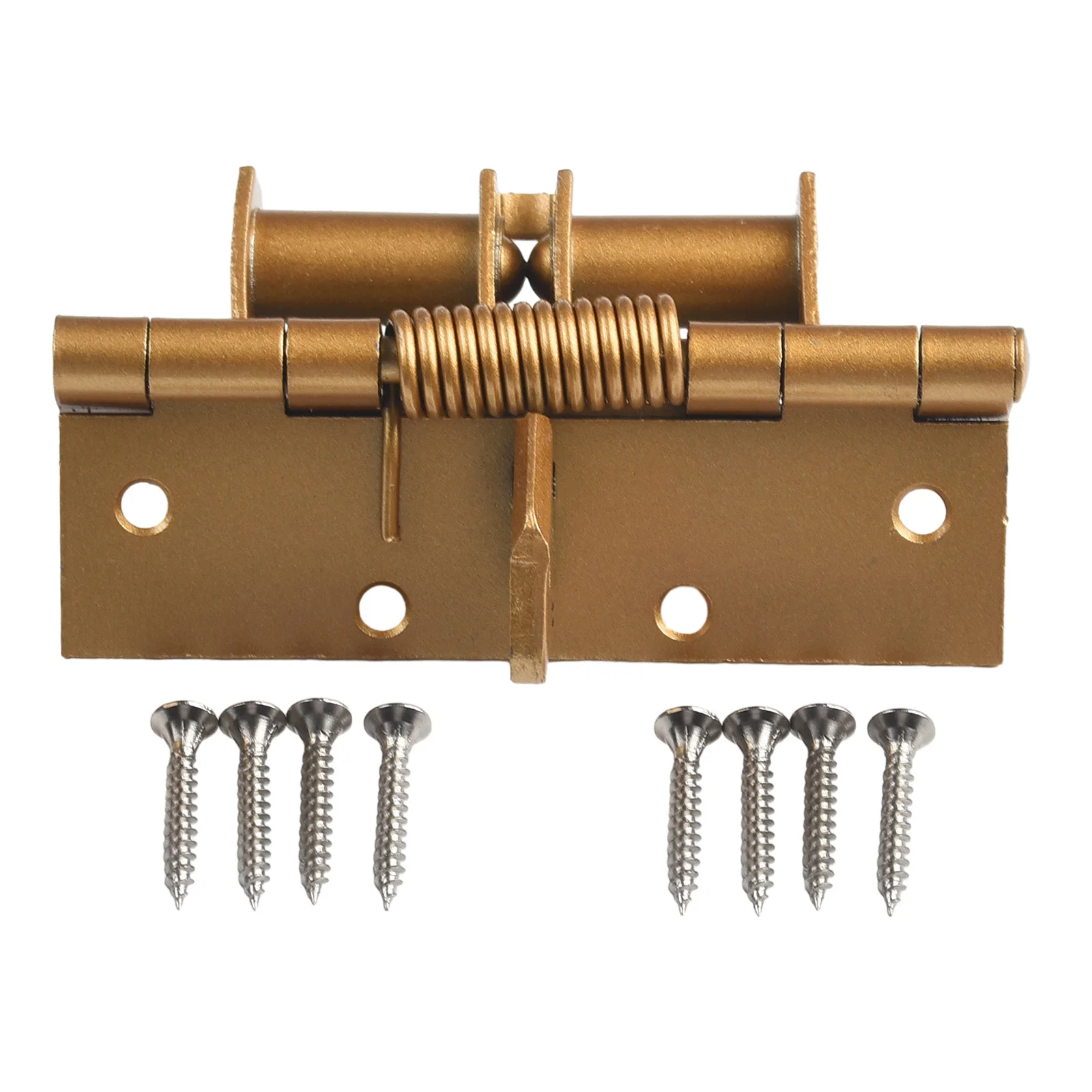Multifunctional Iron Spring Positioning Hinge Door Closer Perfect for Outdoor Constructions Offering Easy Access