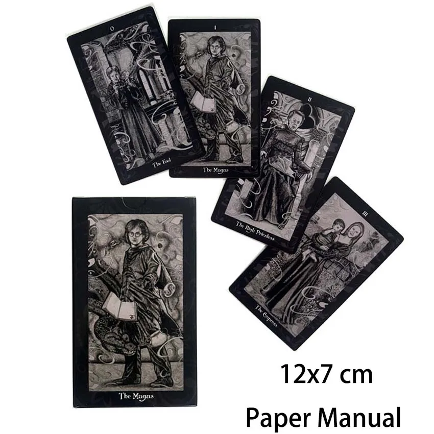 

12x7 cm The HP Tarot Paper Manual Card Games