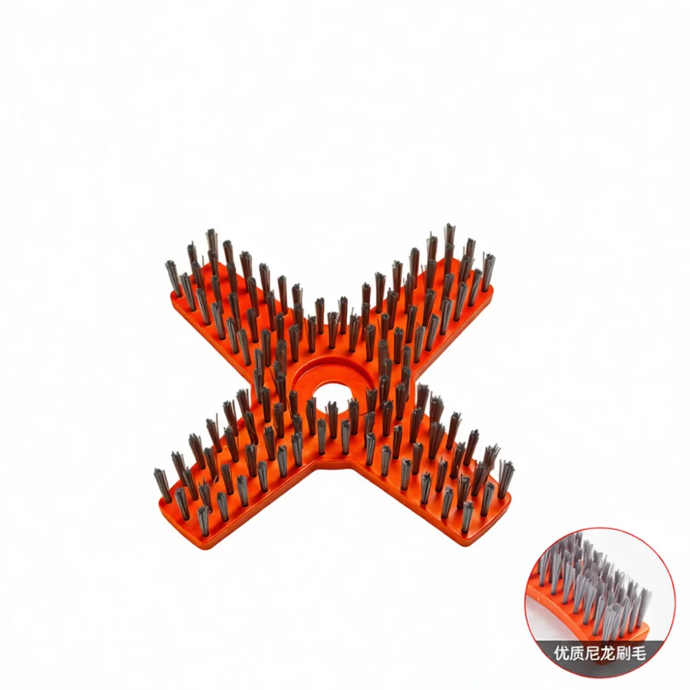 Wear Resistant Cleaning Brush For Grass Trimmer Head Polyester Material Lawn Mower Cutting System Maintenance Accessory