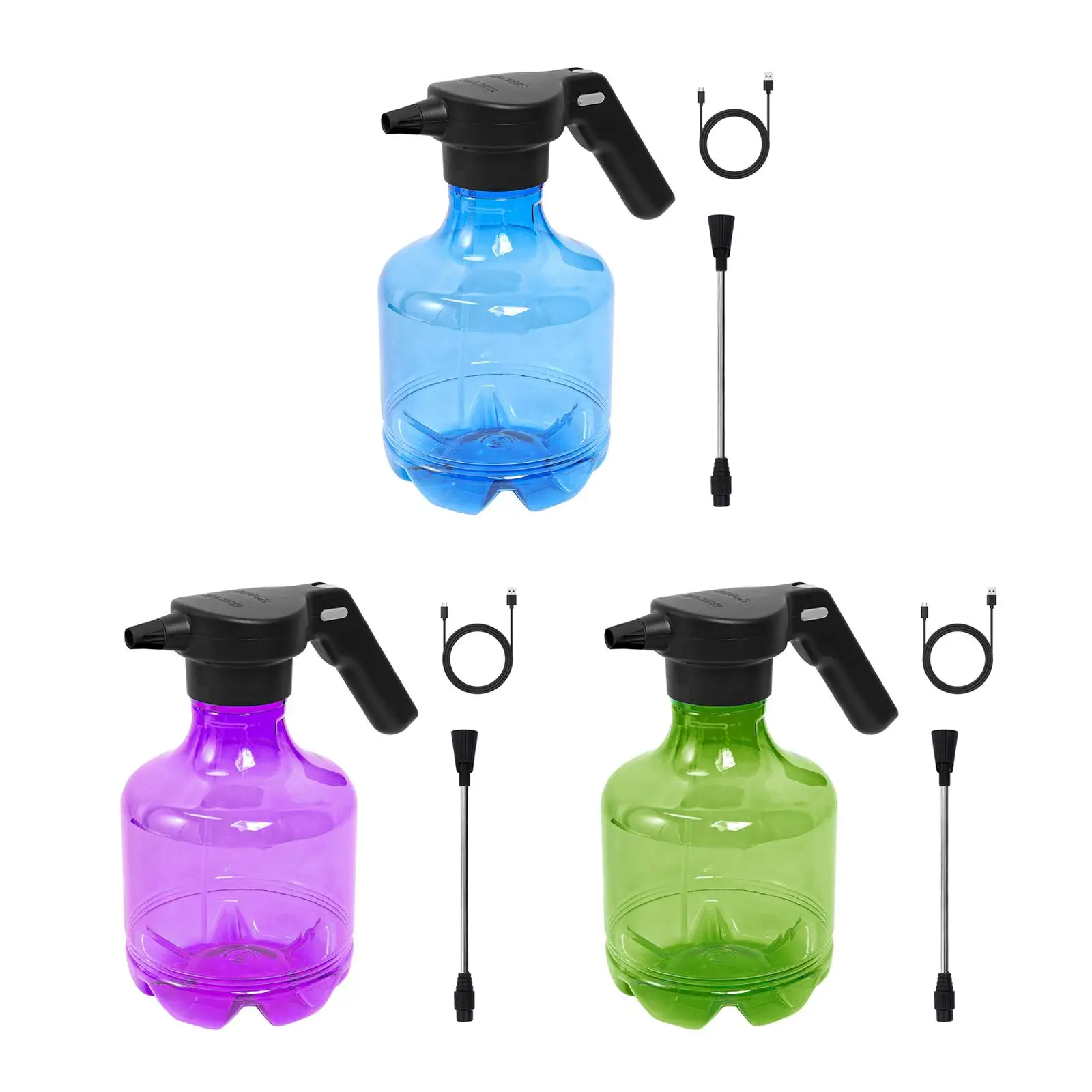 

3L Electric Spray Bottle, Water Sprayer, Watering Can, Adjustable Mist Nozzle