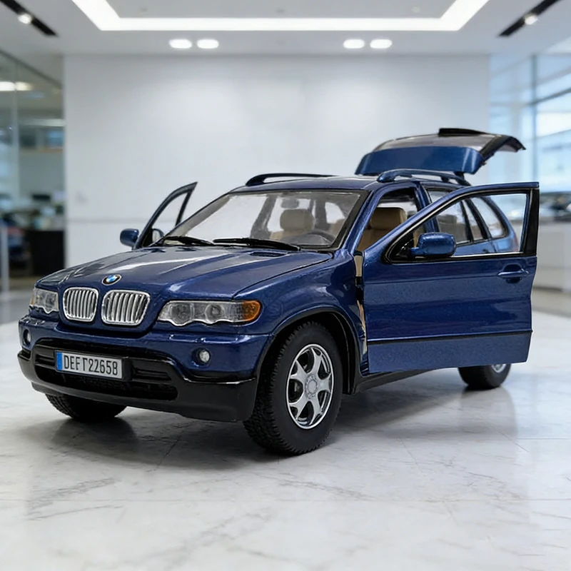 Motormaxtoy 1:24 X5 SUV Legierungsauto, Druckguss- und Spielzeugfahrzeuge, Automodell, Miniaturmodell, Spielzeugautos für Kinder
