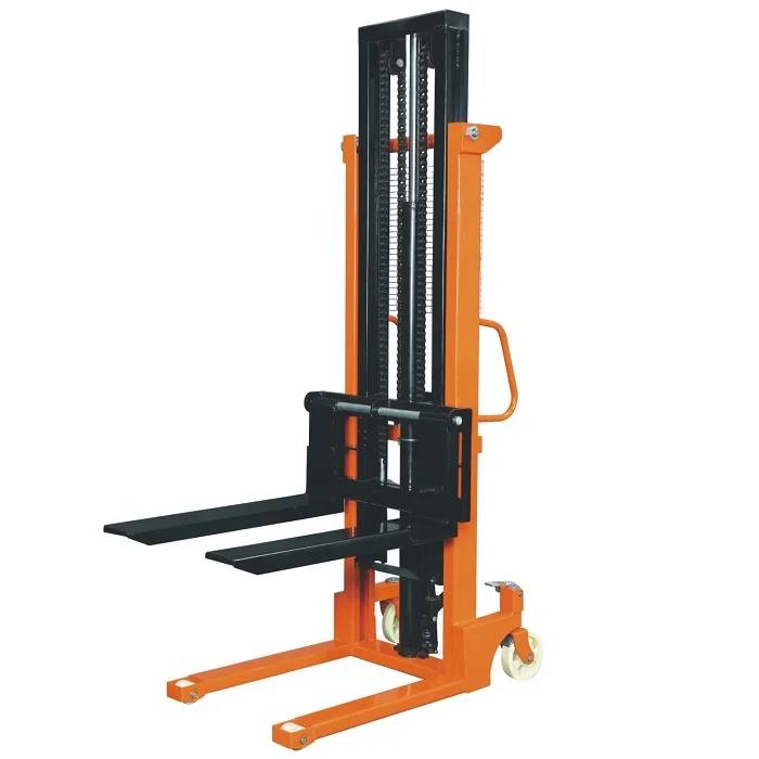 Warehouse Equipment Stacker Double Mast Structure Manual Forklift Stackers Machine