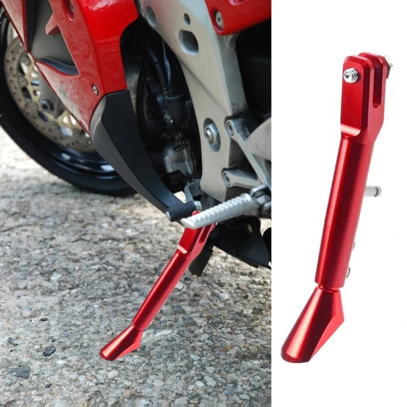 U90C ATV Motorbike Universal Adjustable Kickstand Side Stand Holder Parking Rack Support Foot Scooter E-Bike Sidestand Holder