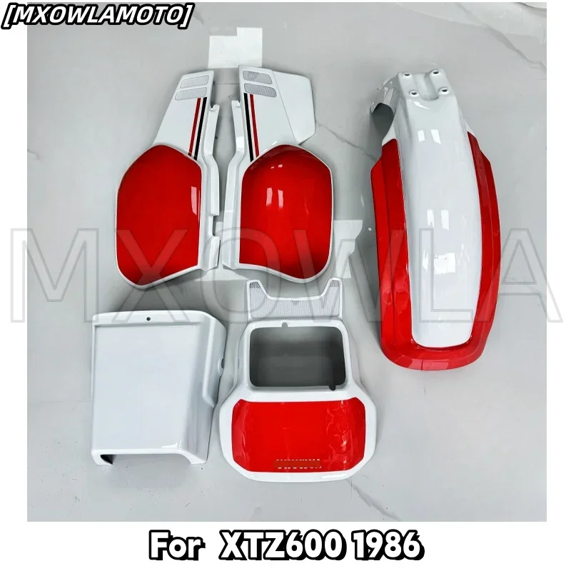 ABS  Injection Motorcycle  Fairing Shell Body Shell for Xt600  SUPER XT600 TENERE  1986 86  Red White Blue