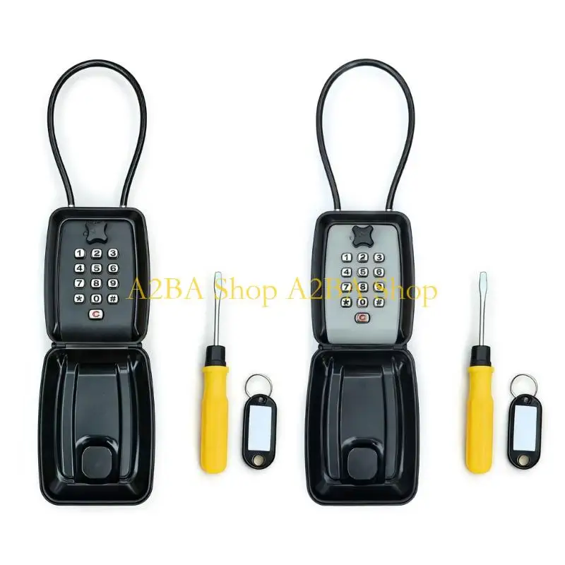 

A2BA Practical Metal Storage Organizers With Spacious Interior And External Mount