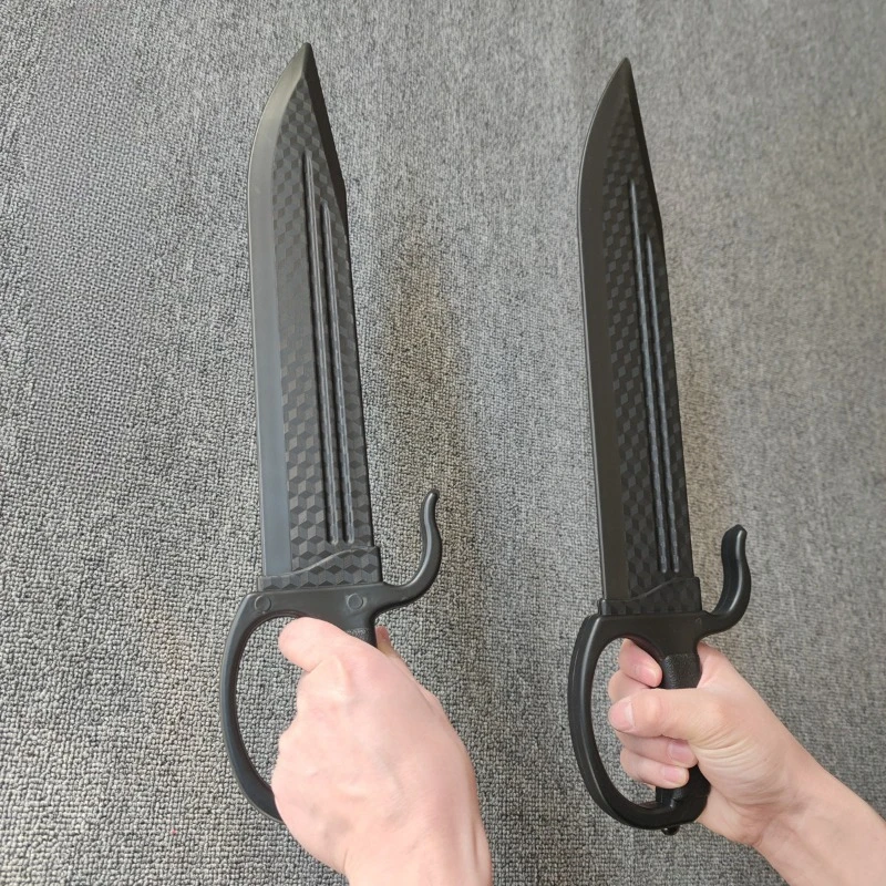 Modelo de cuchillo de juguete de plástico de 46m/18,11 pulgadas, Katana, accesorios de Cosplay, periféricos coleccionables, adornos de entrenamiento de escritorio, manualidades de exhibición, regalo