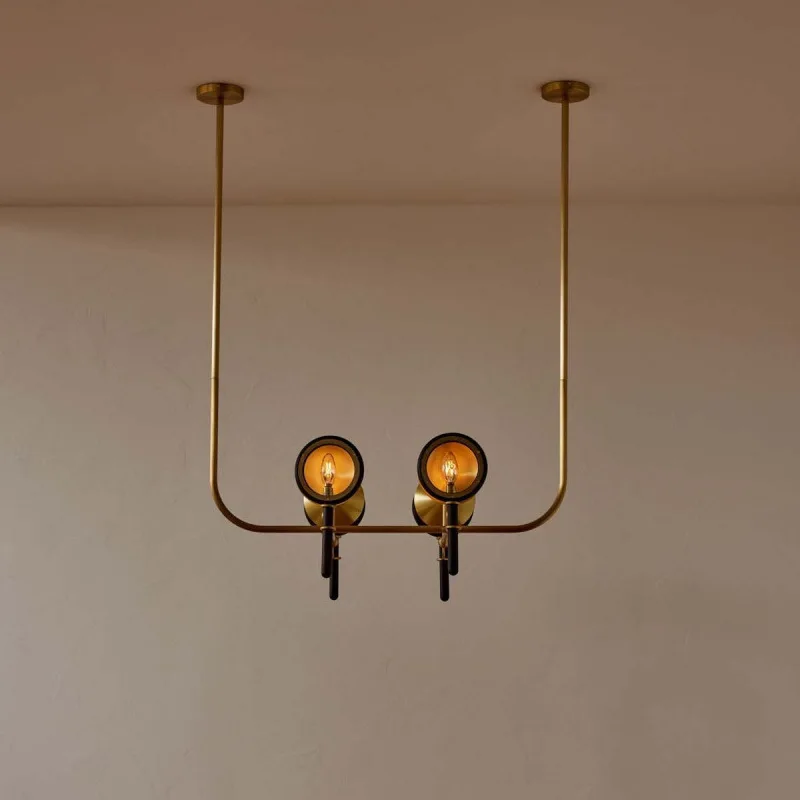 

Restaurant chandelier modern minimalist designer dining table lamp model room villa