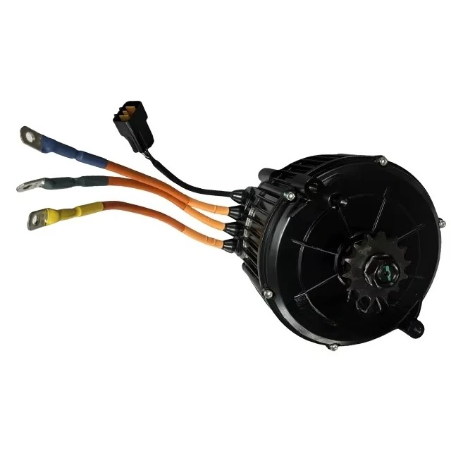 Motor 165 Center Mounted 5000W 72V 35H Hall Version or Encoder PMSM Mid Drive Motor for Surron Light Bee Conversion Kits