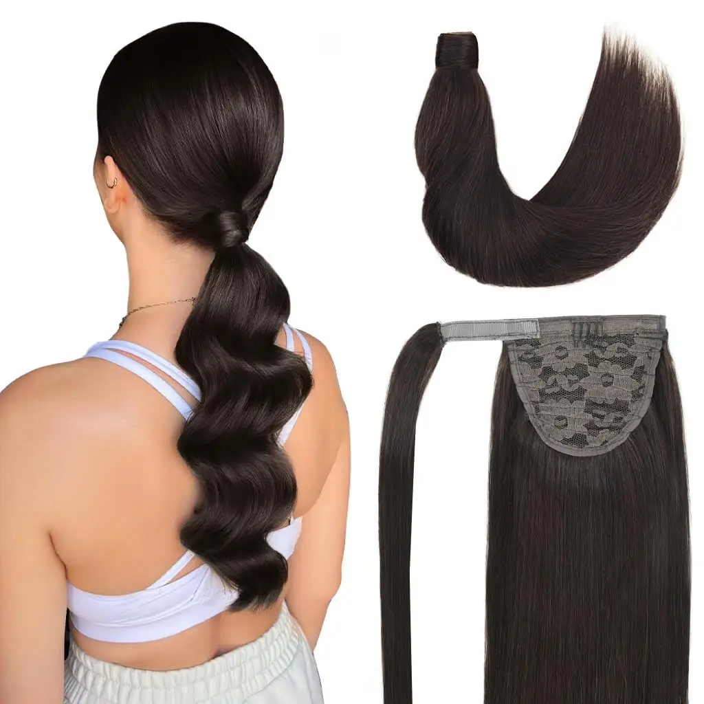 zzhair-100-human-hair-extensions-16-28-machine-made-remy-magic-wrap-around-ponytail-60g-120g-clip-in-horsetail-stragiht