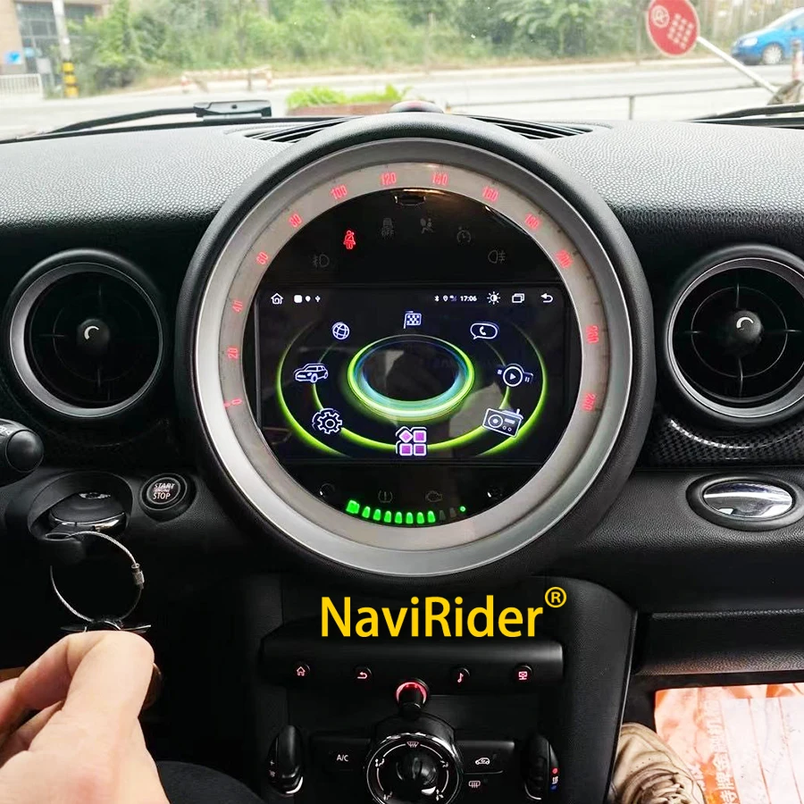 Android Car Radio Multimedia Player For Mini One Cooper R55 R56 Peaceman Mini Clubman 2011 Convertible Navigation Auto Carplay 