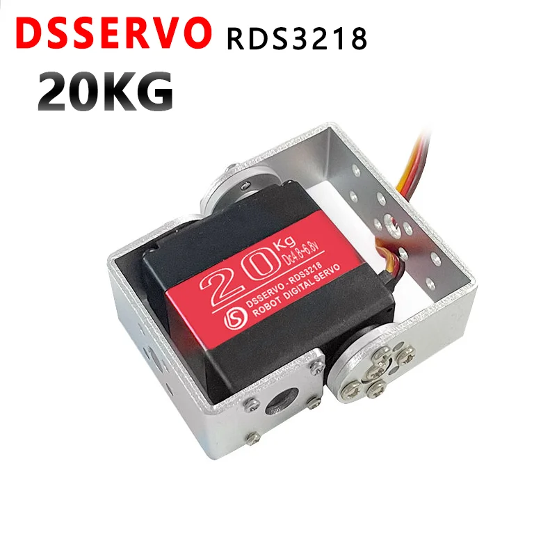 1X serwo robota 20kg RDS3218 serwomechanizm cyfrowy z metalowymi zębatkami arduino serwo z długim i krótkim prostym U Mouting