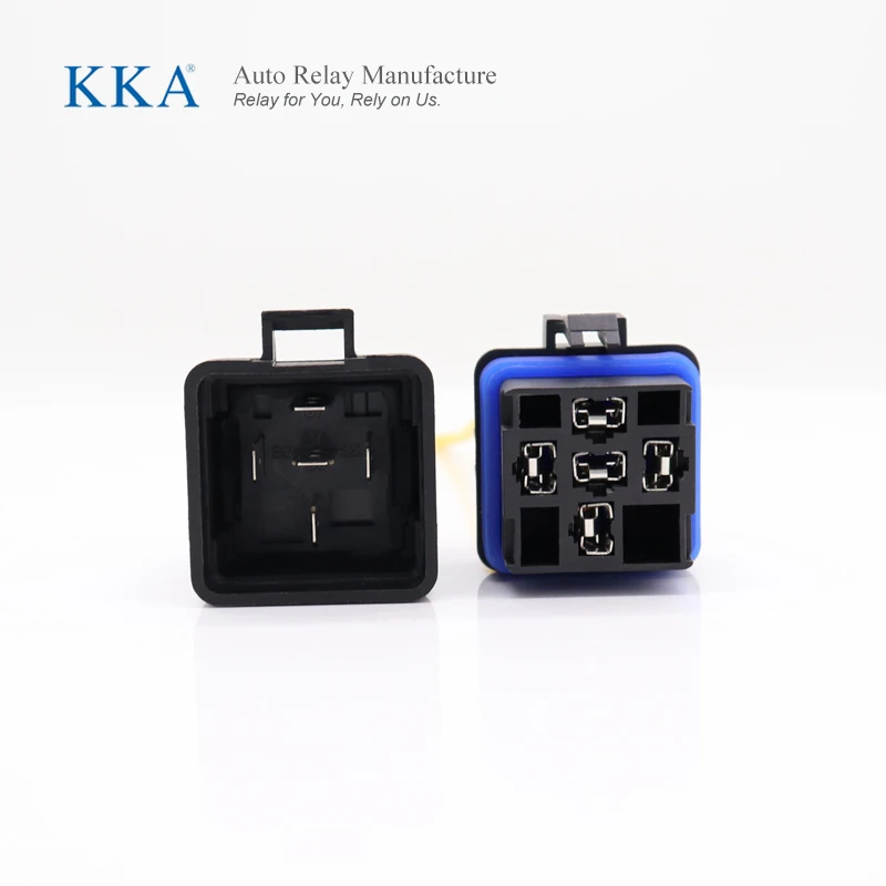 (5pcs/pack)KKA-B4W 12V/24V 4Pin/5Pin 40A Waterproof Auto Relay, JD1912/1914/2912/2914 Type, without cables
