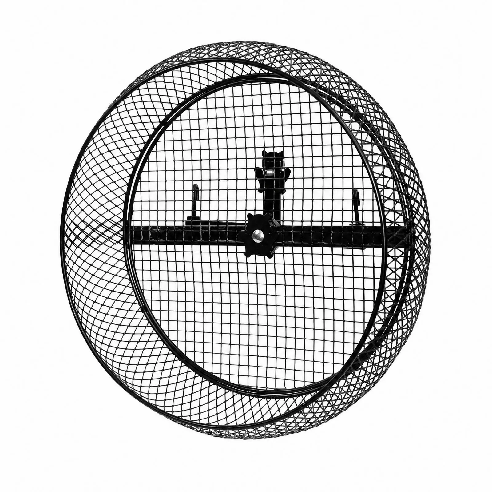 Stainless Steel Hamster Running Wheel Cage Mounted Exercise Disc for Small Pets Silent Spinner Toy