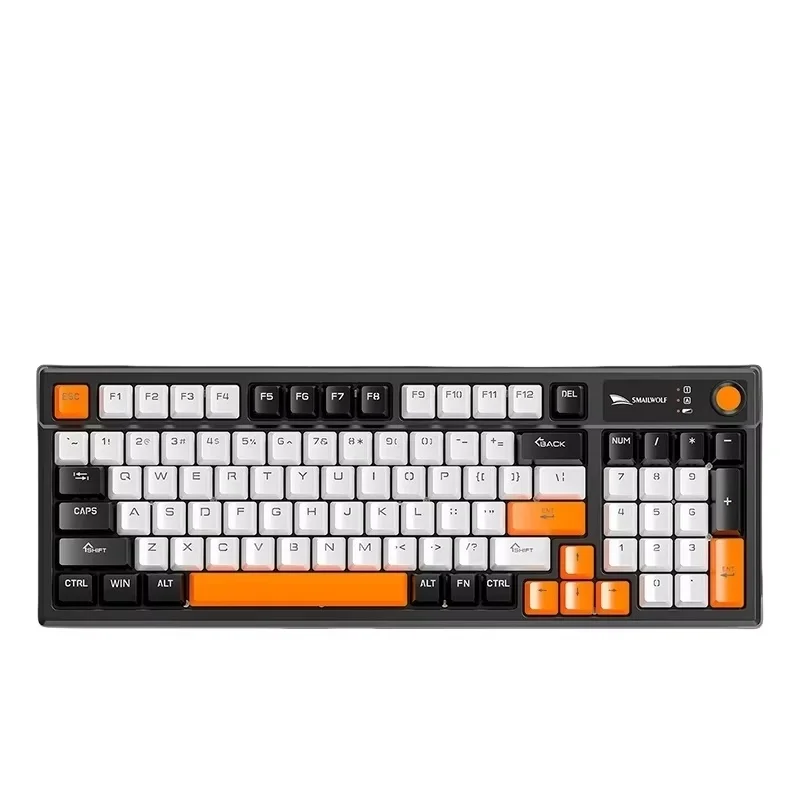 Mk95 Mechanical Keyboard 95 Key Tri-Mode Full Key Non Impact Hot Plug Win2000/Xp/Vsta/Win7/10/11 E-Sports Game Office Business