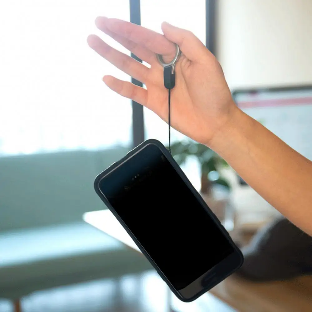 

2 шт./лот Съемная веревка маленькое кольцо на палец веревка для пальцев искусственная оболочка защита от потери короткий шнурок на палец крючок маленький шнур