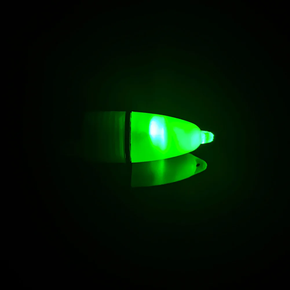 10 قطعة LED ليلة الصيد رود لدغة إنذار أجراس تنبيه مؤشر الصيد اكسسوارات في الهواء الطلق الأسماك لدغة أضواء إنذار