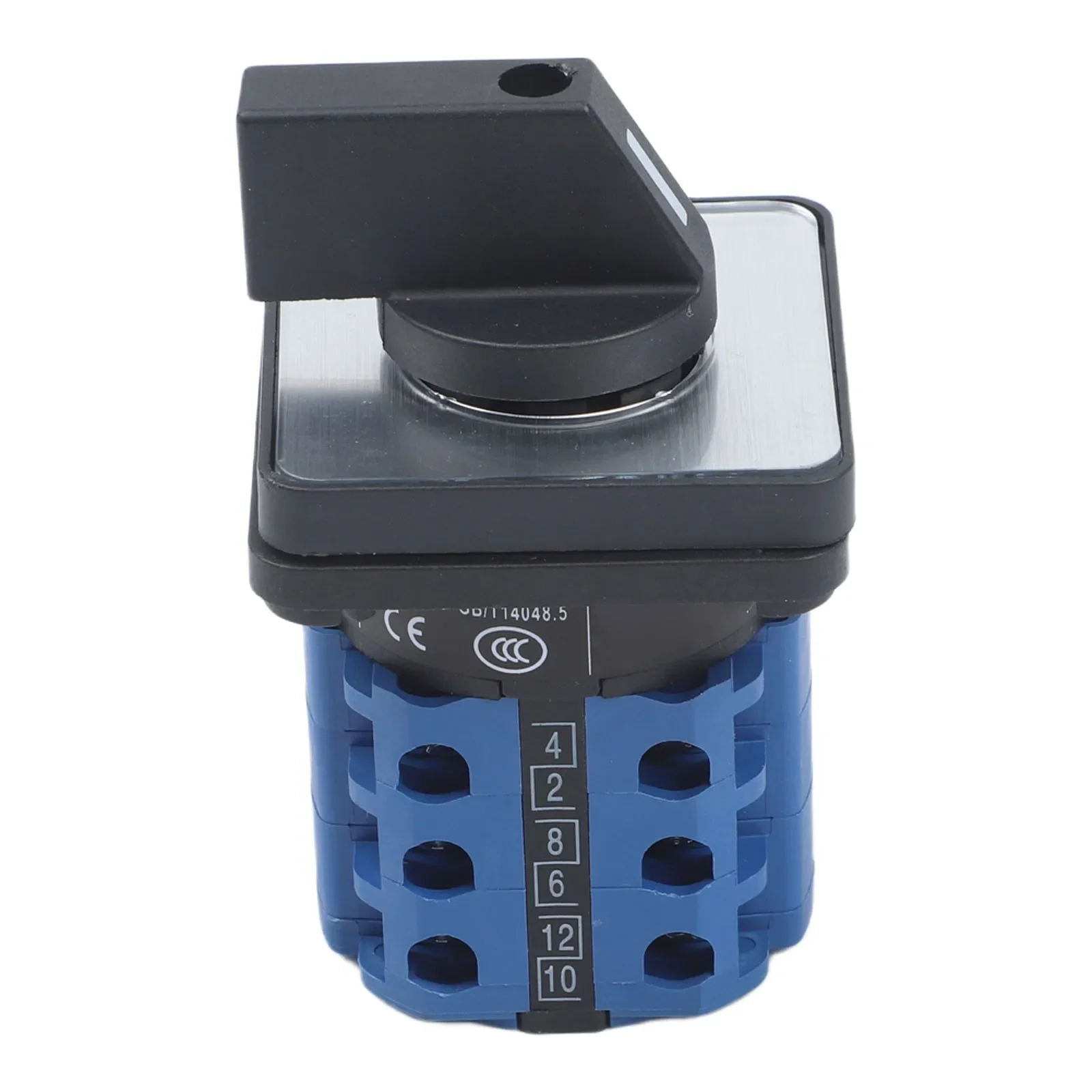 

Переключатель LW2620A32A, 3-позиционный, тип On-Off-On, поворотный кулачковый переключатель с током 20А/32А и винтовыми клеммами.