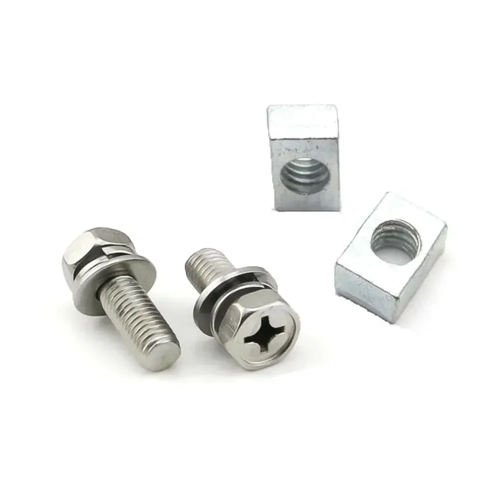 

100Set Battery Terminal Bolt Nut Kit M6x12mm M6x16mm M5x14mm M5x12mm for Motorcycle Motorbike Scooter ATV DIRT BIKE M5x10mm