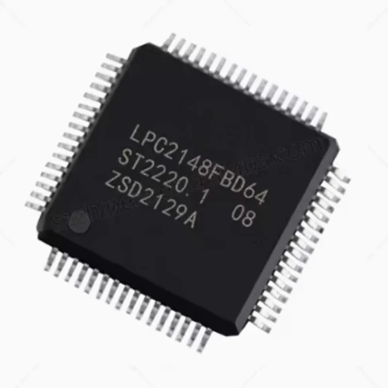 LPC2148FBD64 LQFP64 ARM7 architecture high-performance MCU, rich analog peripherals and industrial-grade