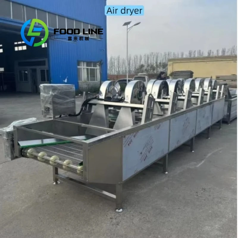 Fully Automatic Ginger Powder Processing Line Equipment / Garlic Onion Dryer Production Line / Ginger Powder Making Line