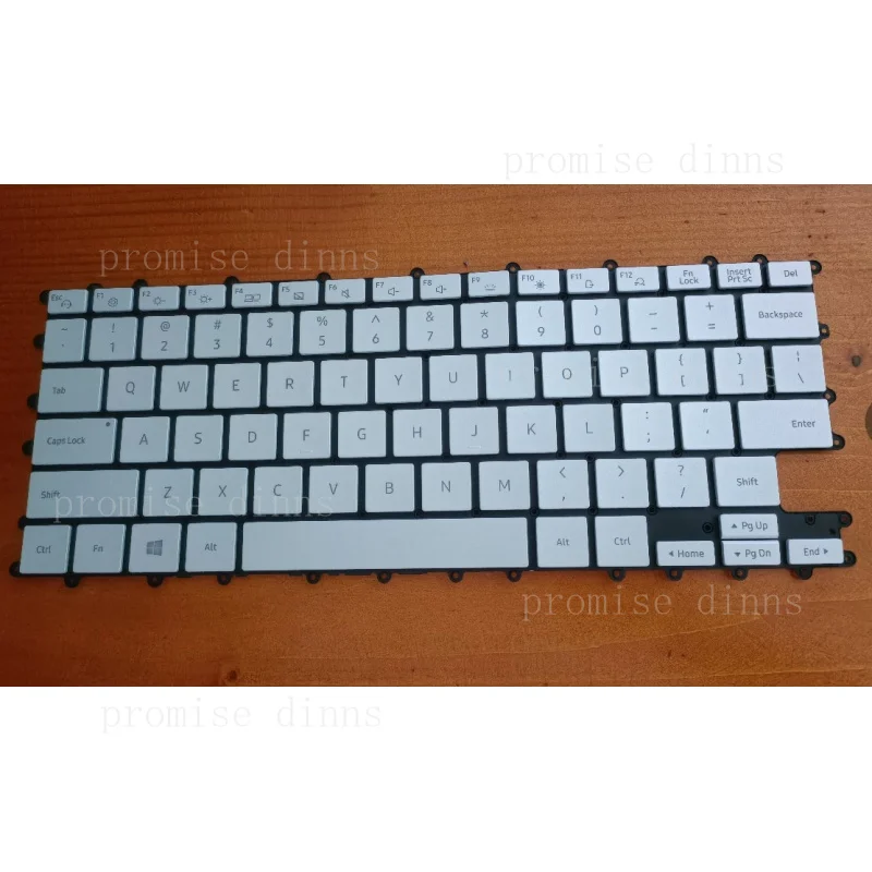 

M Laptop US English Keyboard For Samsung NP930XCJ 930XCJ With Backlit Silver