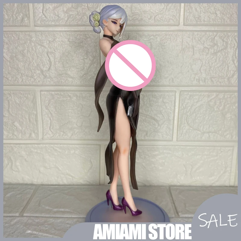 Statue Bishoujo thème femme 25cm, figurine en Pvc pour fille, beauté Sexy, Anime, avec scène, ornement de bureau, modèle cadeau à collectionner pour adultes