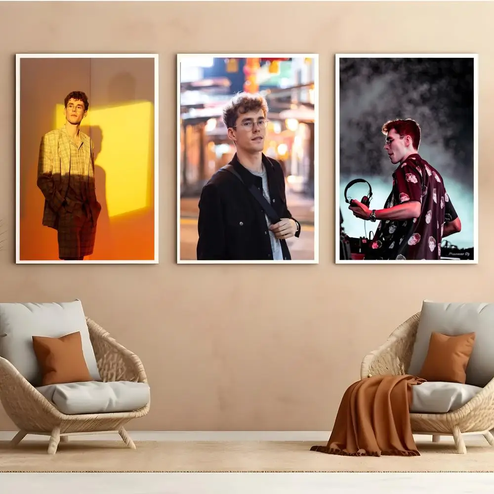 Lost Frequencies Poster Self Adhesive HD PVC Wall Art - Waterproof & Stain Proof For Home Office