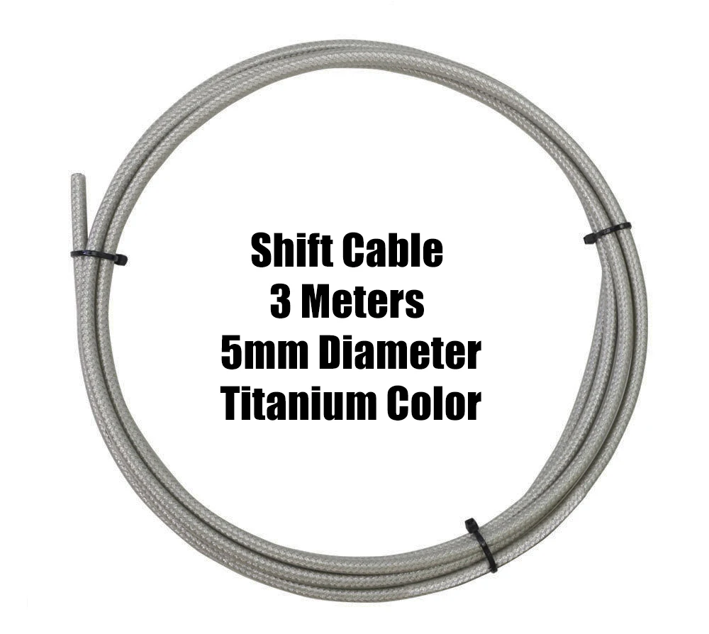 3 Meter geflochtenes Fahrradkabel Slick Lube Shift-Gehäuse Weave Bremsschlauch Schaltwerk Shifter Line Wire für Rennrad Mountainbike