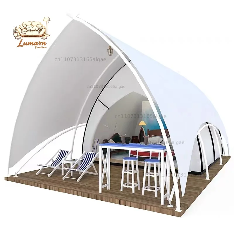 Wild luxury hotel-style outdoor homestay luxury sailing tent camping tourism vacation Internet celebrity scenic spot tent m
