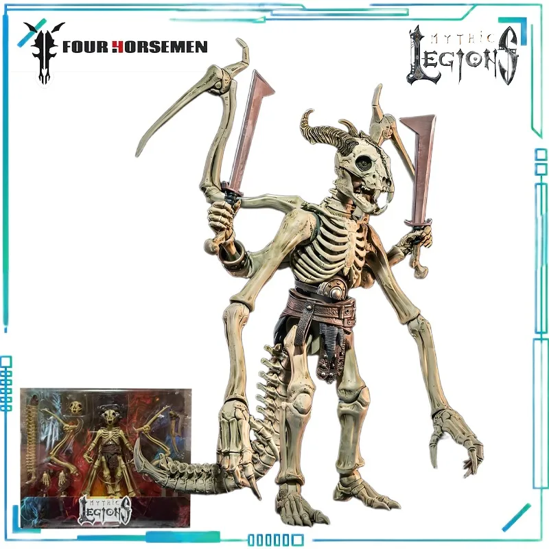 

Four Horsemen Studios Genuine Mythic Legions Series Necromancer Potu Pikuli Normal Version Movable Finished Product Model Gift