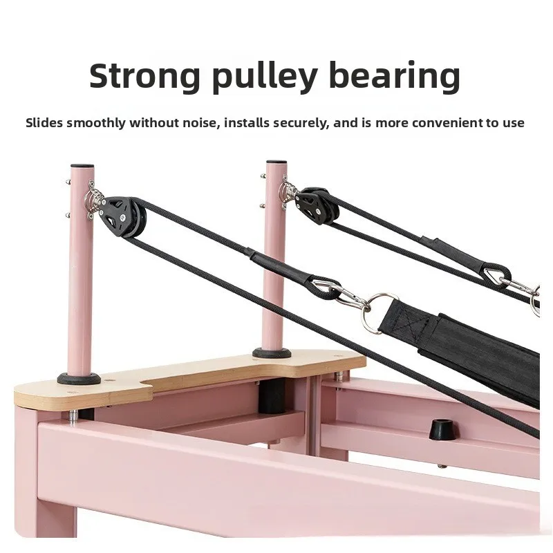Pilates große Ausrüstung Aluminiumlegierung Klappkernbett Yoga Gym multifunktionales klappbares kleines weißes Bett aus Aluminiumlegierung