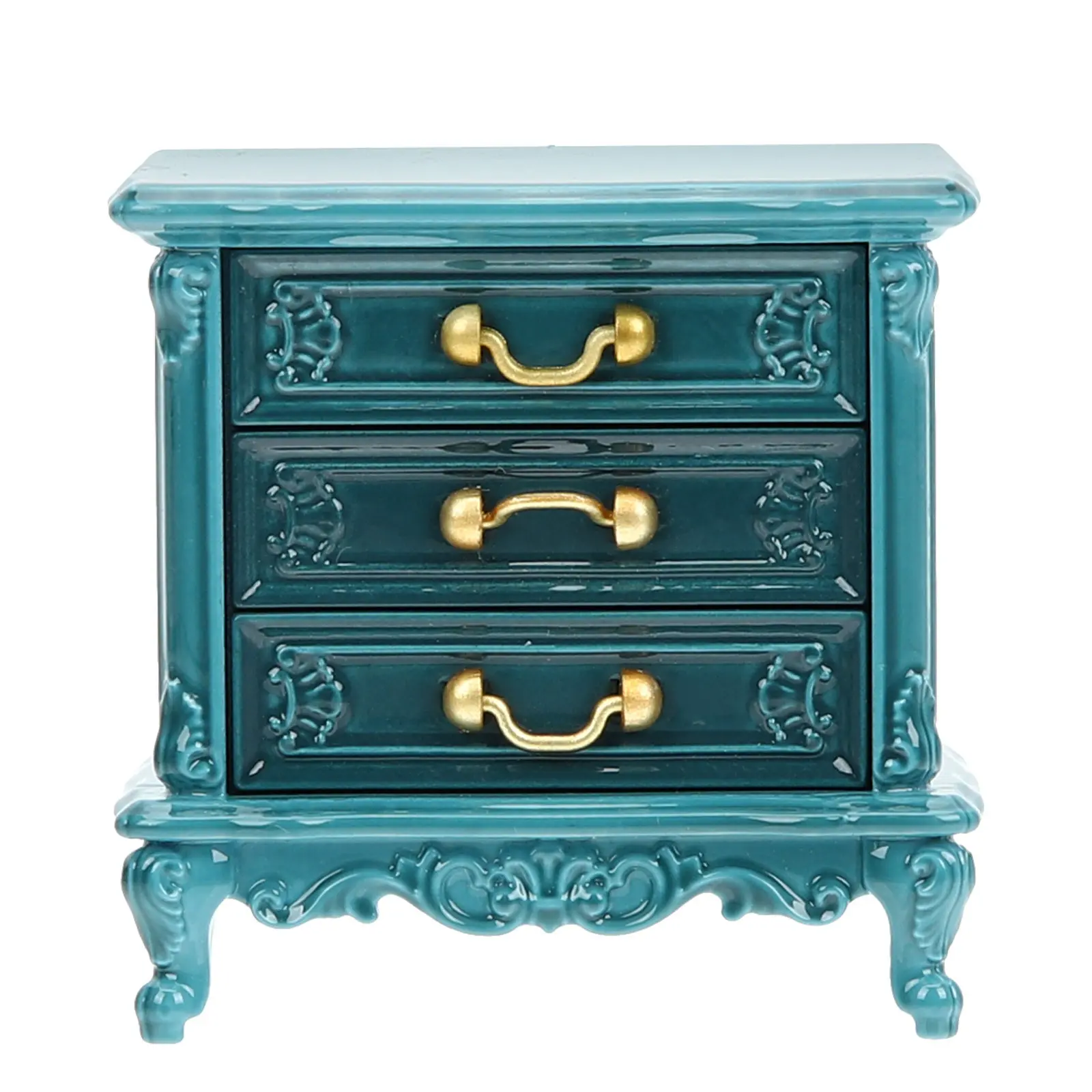 

Miniature House Nightstand for Dollhouse Decoration 1 12 Scale Tiny Furniture Accessory Vivid Delicate Appearance Charming Mini