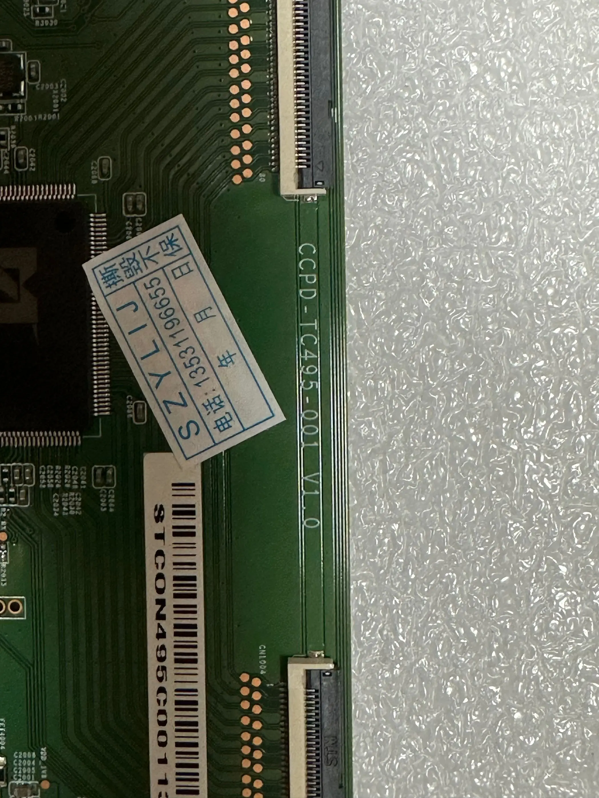 CCPD-TC495-001 STCON495C-001 CEC-CCPD-50-UHD-COF-MINI v 2,0 Logik platine