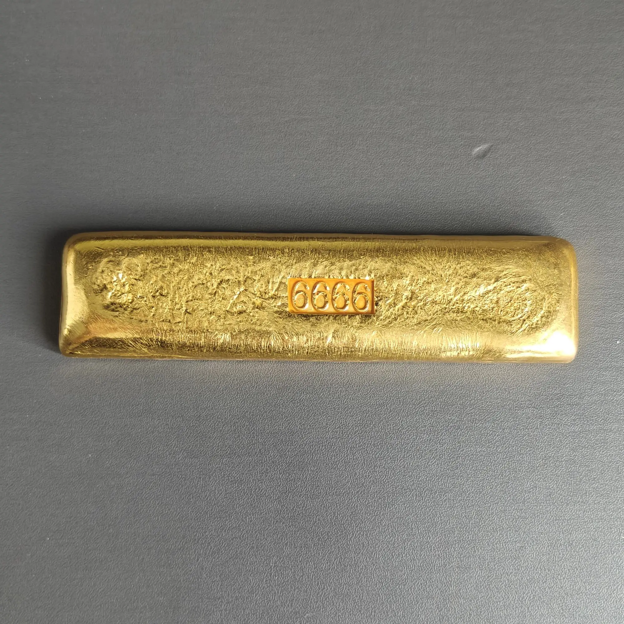 Sezhen Tiaozi 6666 Lucky Ornament Copper Craft Film and Television Props