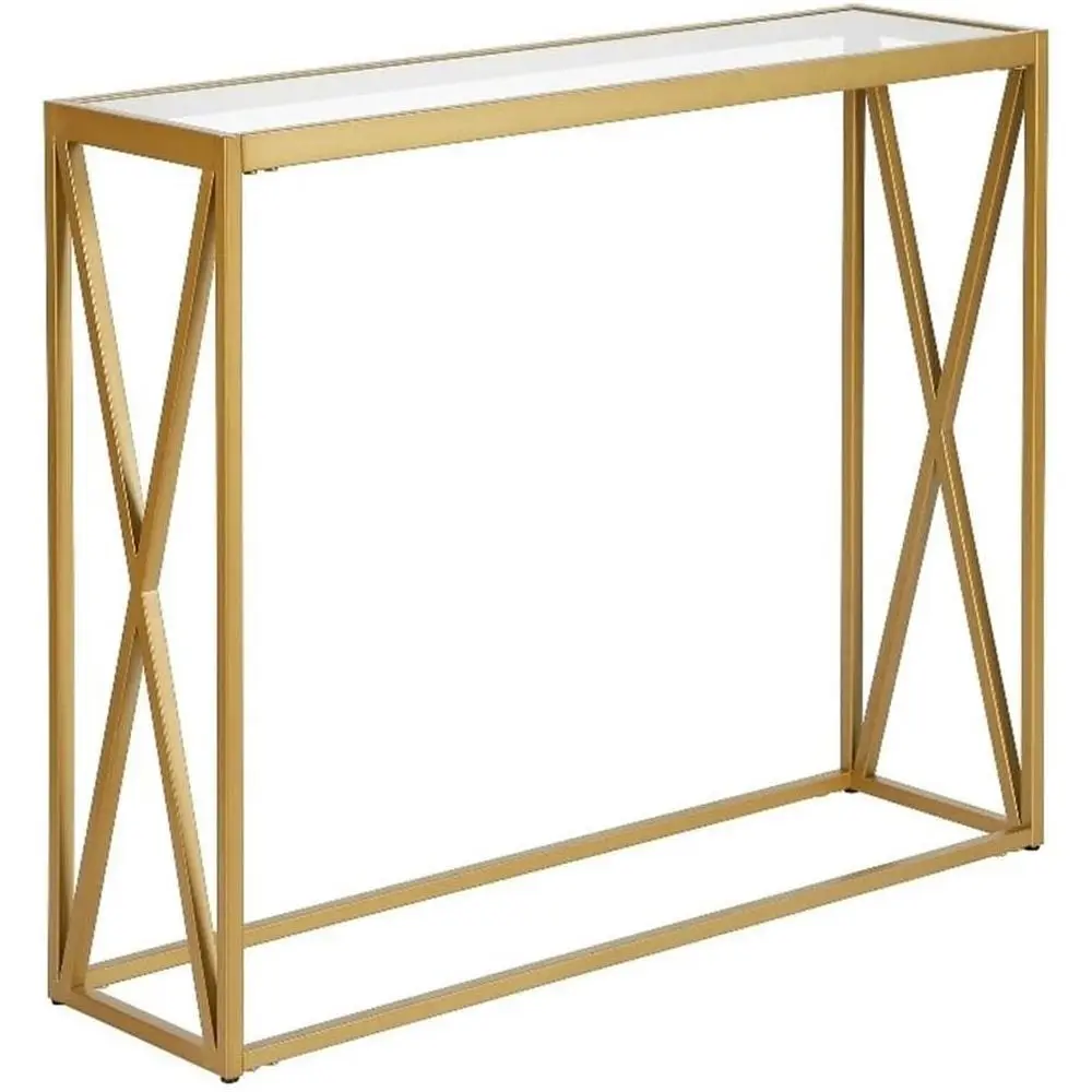 

Arlo 36'' Wide Recular ole Table in Brass