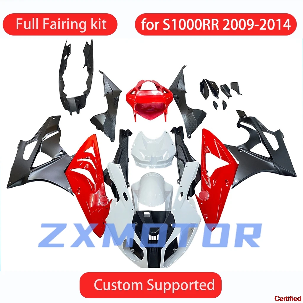 Fit for BMW S1000RR 2009 2010 2011 2012 2013 2014 Hot Style Fairing Kit S 1000RR Motorcycle Durable Body Works Cover Fairings