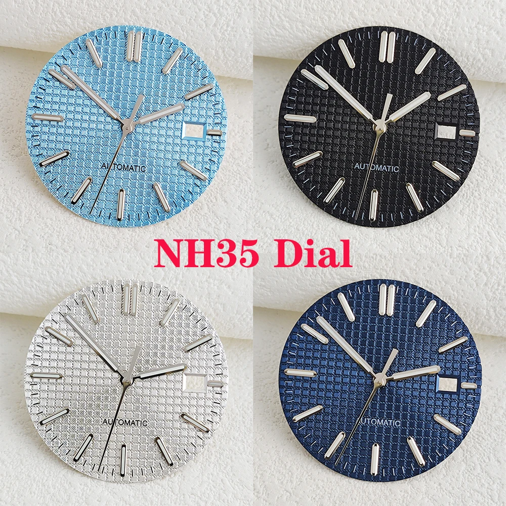 

New 31.8mm NH35 dial with green luminous hands suitable for Royal Oak NH35 NH36 movement NH35 case watch accessories