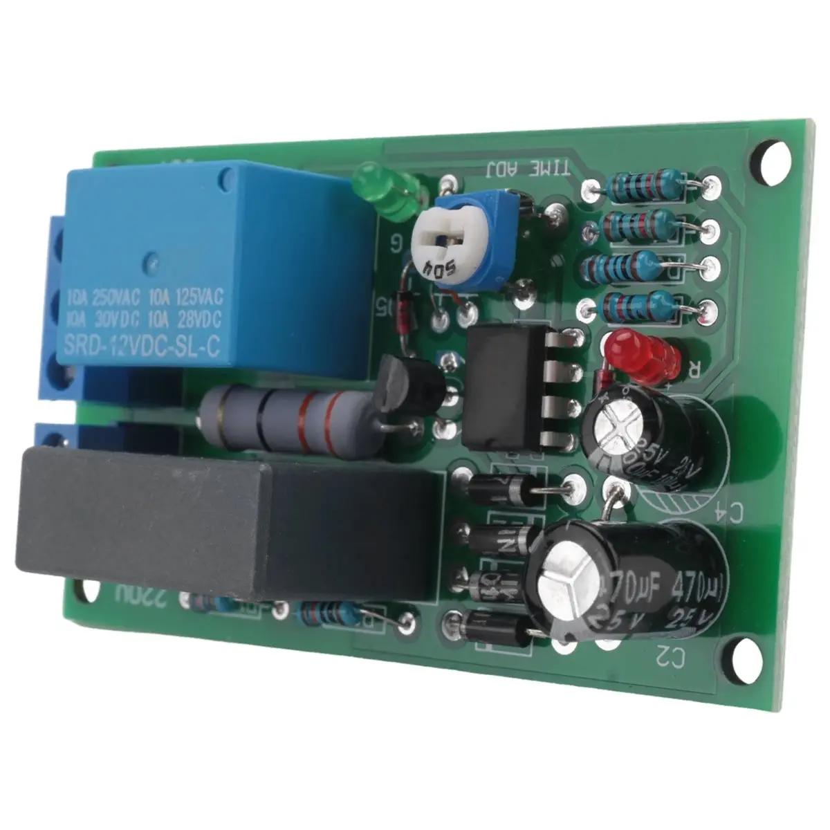 Improved220V Relay Board, Power on, Time Delay, Circuit Module, Corridor Switch, Stair Light, D1B5