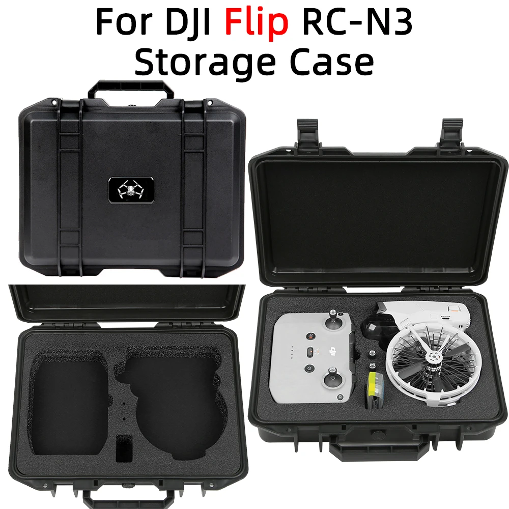 Étui étanche pour DJI FLIP RC N3 VPN, boîte rigide, sac de protection, sac à main antichoc, valise, accessoires de importateur