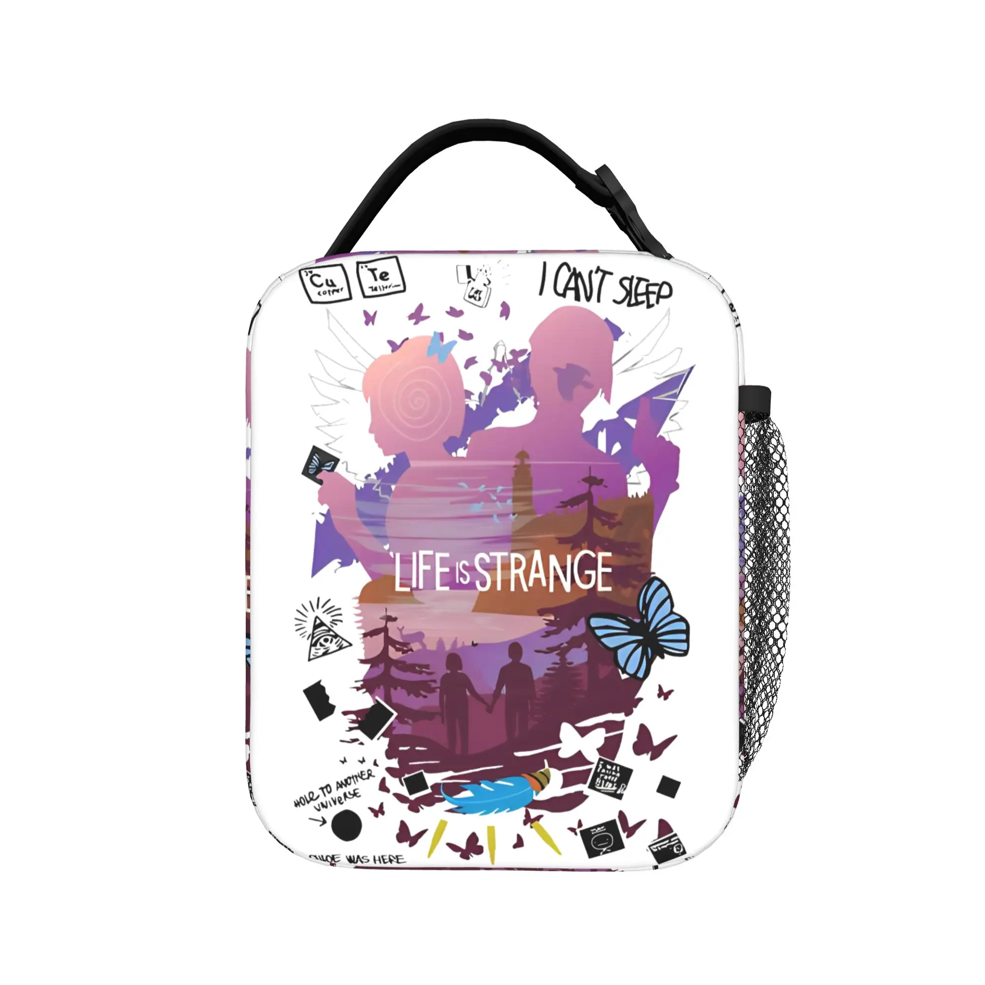 Max and Chloe Life Is Strange Insulated Lunch Bags Cooler Bag ,Meal Container  High Capacity Lunch Box Tote Girl Boy Work