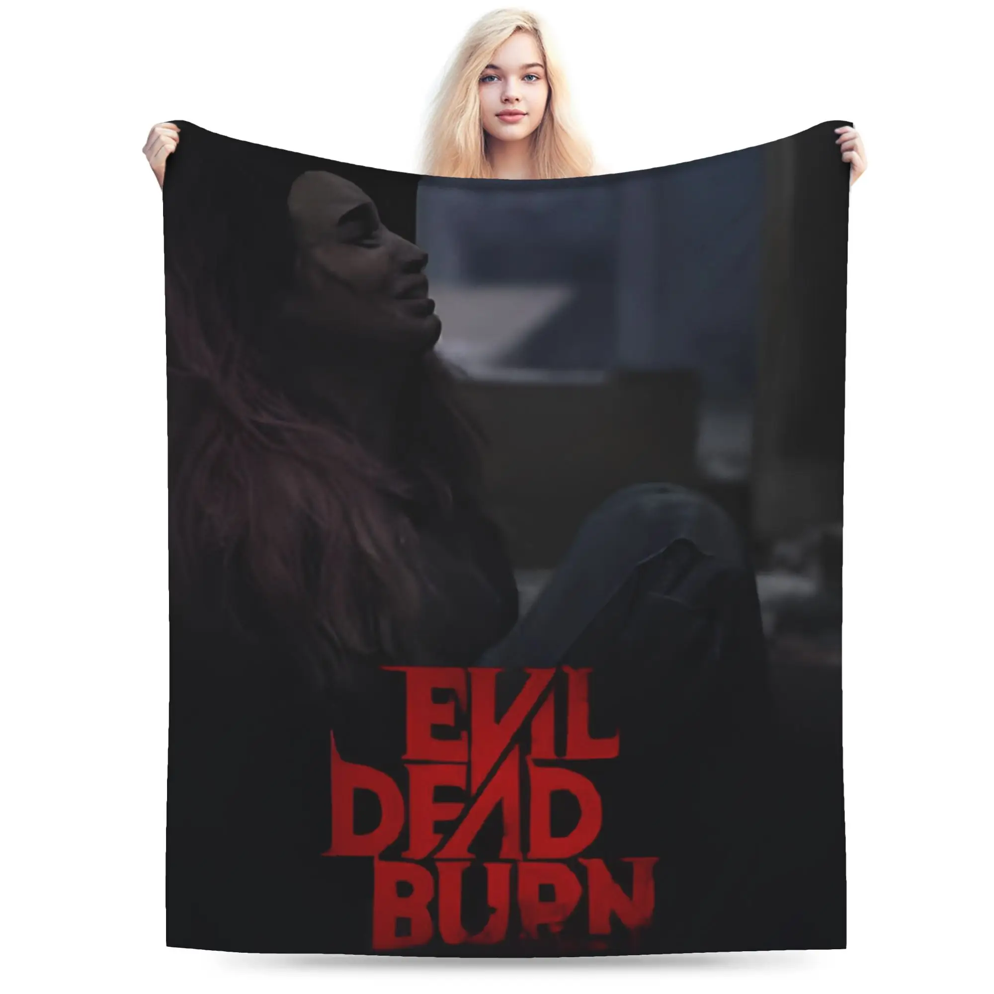 Evil Dead Burn Accessories Blanket Super Soft Cozy  Throw Blankets for Bed 50x60 Inches Multiple Sizes Bedspread