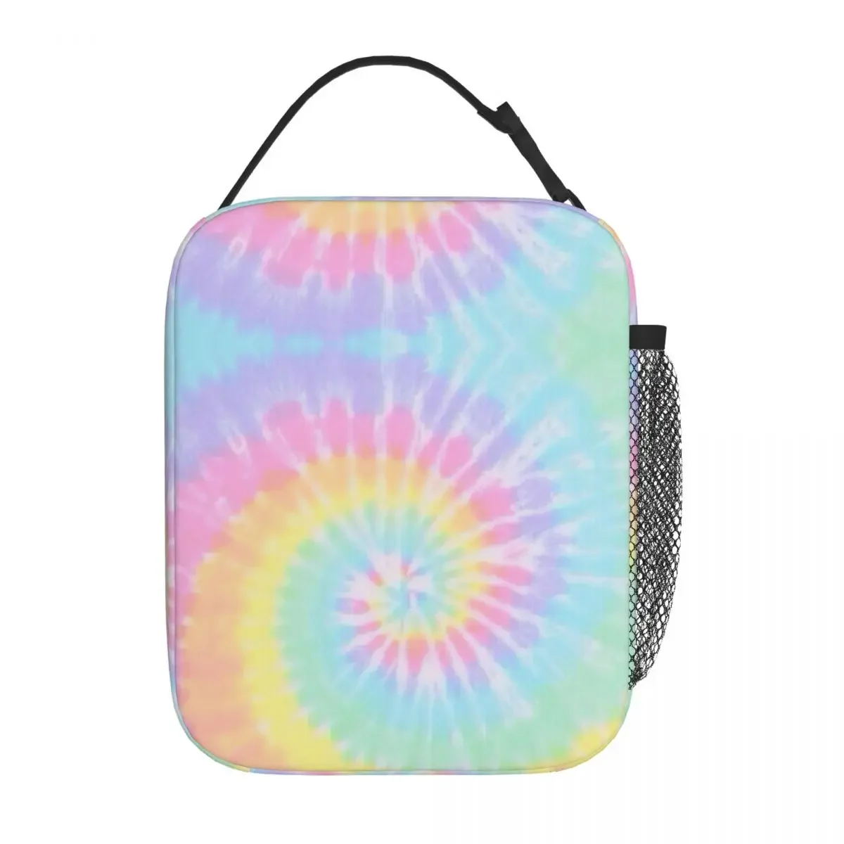 Rainbow Tie Dye Fashion Insulated Lunch Bags Food Bag Portable Thermal Cooler Lunch Boxes For Picnic