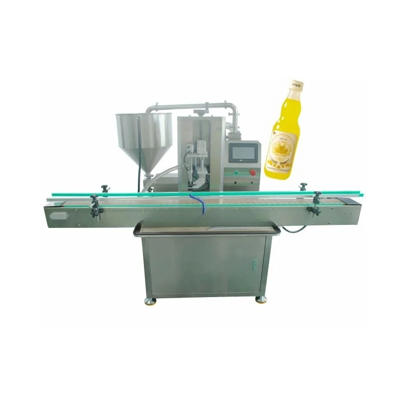 Máquina de llenado cuantitativa líquida de aceite esencial Servo de boquillas individuales automática máquina de llenado de salsa con bomba de rotor