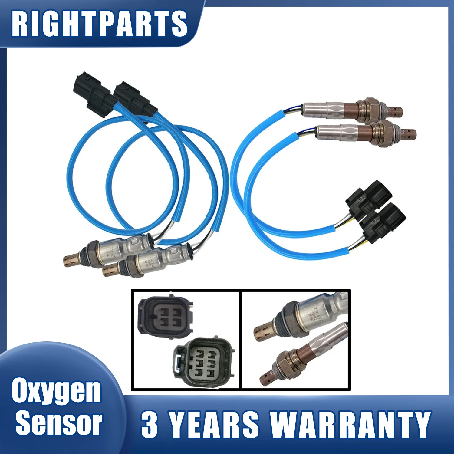 Upstream+Downstream Oxygen Sensor  234-5053 234-4351 36532-RGW-A01 36531-RYE-A01 36531RYEA01 For Acura MDX 3.7L 2007 2008 2009