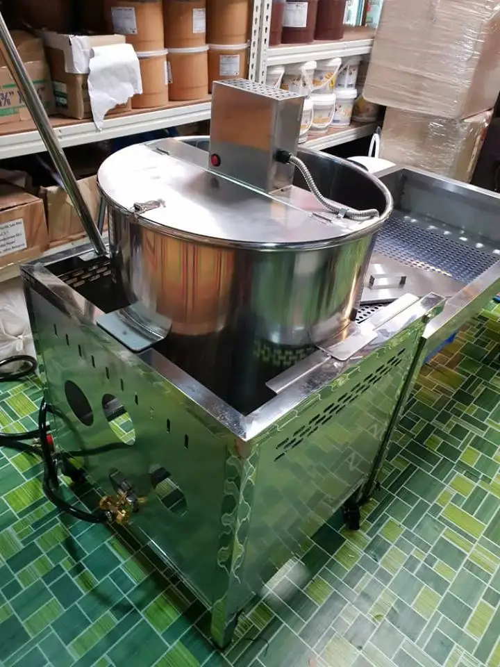 Industrial caramelized popcorn automatic sweet sugar popcorn making machine