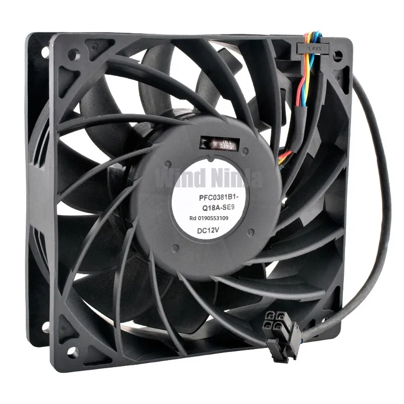 12cm 120mm Cooling Fan PFC0381B1-Q18A-SE9 RD0190553109 120x120x38mm DC12V for Server Chassis Power Supply